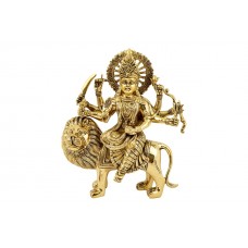 Durga Maa Sherawali in Brass Design - iv