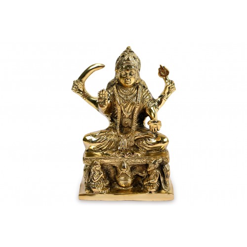 Santoshi Maa Statue in Brass - iv