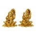 Ganesh Lakshmi Brass Idol - i