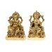 Brass Laxmi Ganesh Idol