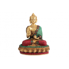 Buddha Statue with Stone Decoration - iii