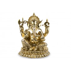 Majestic Mangalmurti Ganesha in Brass