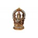 Brass Lord Ganesha Idol with Stone Work Design - i