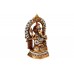 Brass Lord Ganesha Idol with Stone Work Design - i