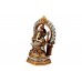 Brass Lord Ganesha Idol with Stone Work Design - i