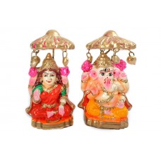 Diwali Ganesh Laxmi Clay Idols