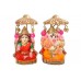 Diwali Ganesh Laxmi Clay Idols