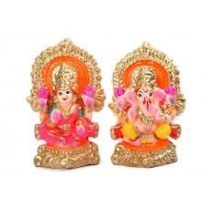 Diwali Ganesh Laxmi Clay Idols Big