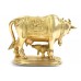 Gaumata with calf Brass Design - ii