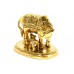 Gaumata with Calf in Brass - v