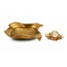 Gemstone Kurma with Brass Designer Bowl