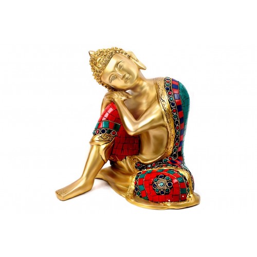Sitting Buddha with Stone Work