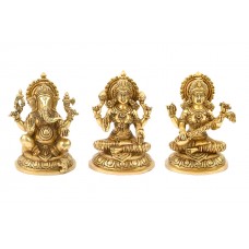 Laxmi Ganesh Saraswati Idol - civ