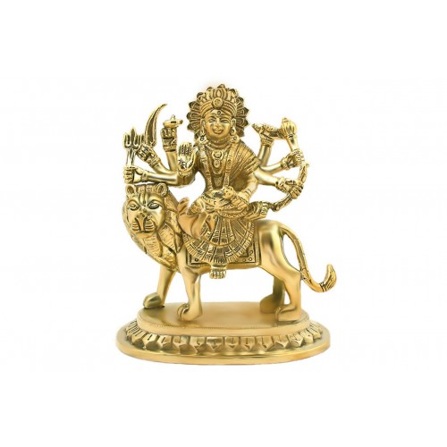 Maa Durga in Brass Design - iv