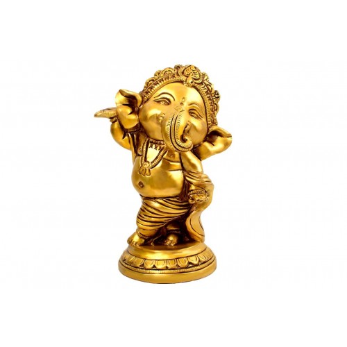 Standing Ganesha in Brass