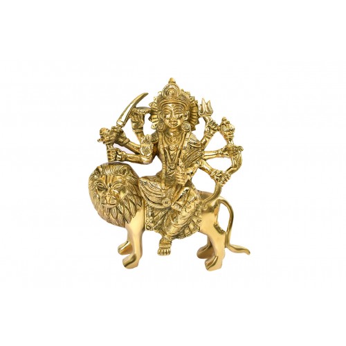 Durga Maa in Brass Design - vi