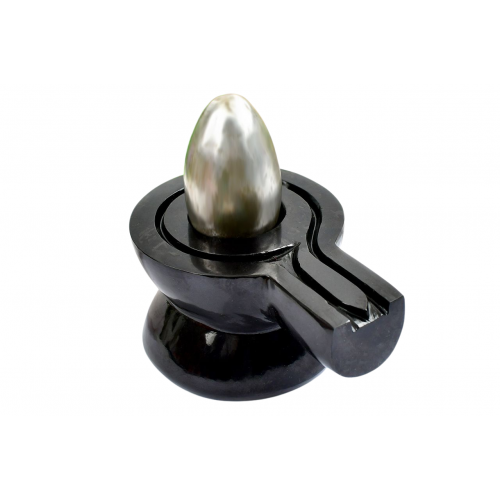 Black Jade Yoni Base with Shivling - iii