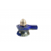 Parad Shivling with Lapiz Lazuli Yonibase