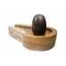 Narmada Shiva Shivling with Stone Yoni Base Visweswara