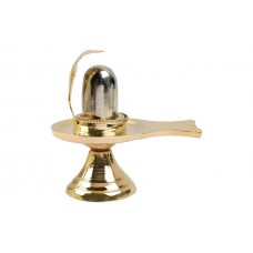 Siddh Parad Lingam in Brass Yoni