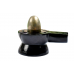 Parad Lingam with Black Agate Yonibase