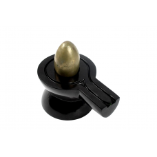 Parad Shivling with Black Jade Yonibase - ii
