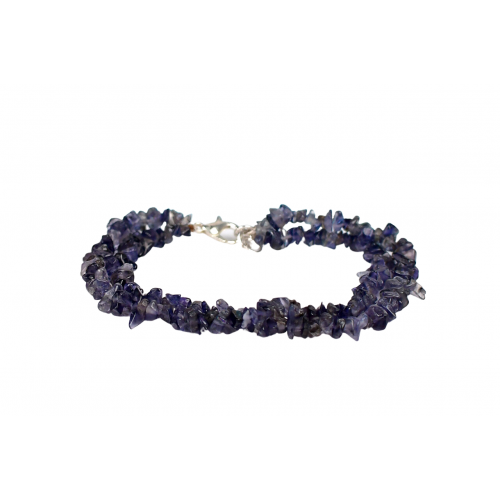 Iolite Double Turn Bracelet