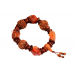 6 mukhi and Red Jade Gemstone Bracelet