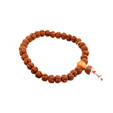 Guru Bracelet with Sphatik Sumeru - 7 - mm