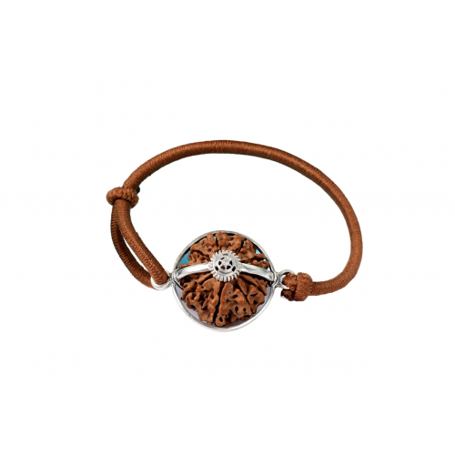 10 Mukhi Rudrasha Krishna Bracelet