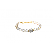 Parad Sphatik Bracelet Gold polish Caps Style - i