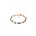 Parad Sphatik Bracelet Gold Polish Caps Style - ii