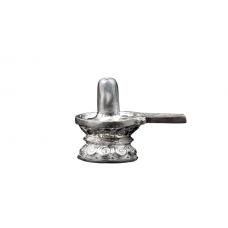 Shivling in Pure Silver Design Style - i