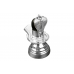 Shiv Netra Golden Crystal Shaligram Lingam With Silver Yoni Base