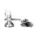 Narmada Shaligram Shivlinga with Pure Silver Yoni Base Style - ii