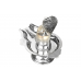 Pure Silver Yoni Base with Sphatik Lingam - xiii