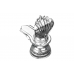 Pure Silver Yoni Base with Sphatik Lingam-Style - xviii