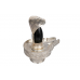 Black Narmada Lingam with Pure Silver Yoni Base