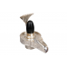 Black Narmada Lingam with Pure Silver Yoni Base