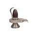 Pure Silver Yoni Base with Narmada Lingam - iv