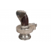 Pure Silver Yoni Base with Narmada Lingam - iv