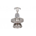 Pure Silver Yoni Base with Sphatik Lingam - v