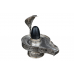 Pure Silver Yoni Base with Black Narmada Lingam - iii