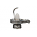 Pure Silver Yoni Base with White Narmada Lingam - i