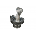 Pure Silver Yoni Base with White Narmada Lingam - i