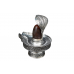 Pure Silver Yoni Base with Ugraya Narmada Lingam