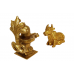 Shivaling with Nandi in Brass - vi