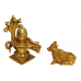 Shivaling with Nandi in Brass - vi