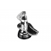 Sphatik Lingam With Pure Silver Yoni Base