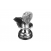 Sphatik Lingam With Pure Silver Yoni Base